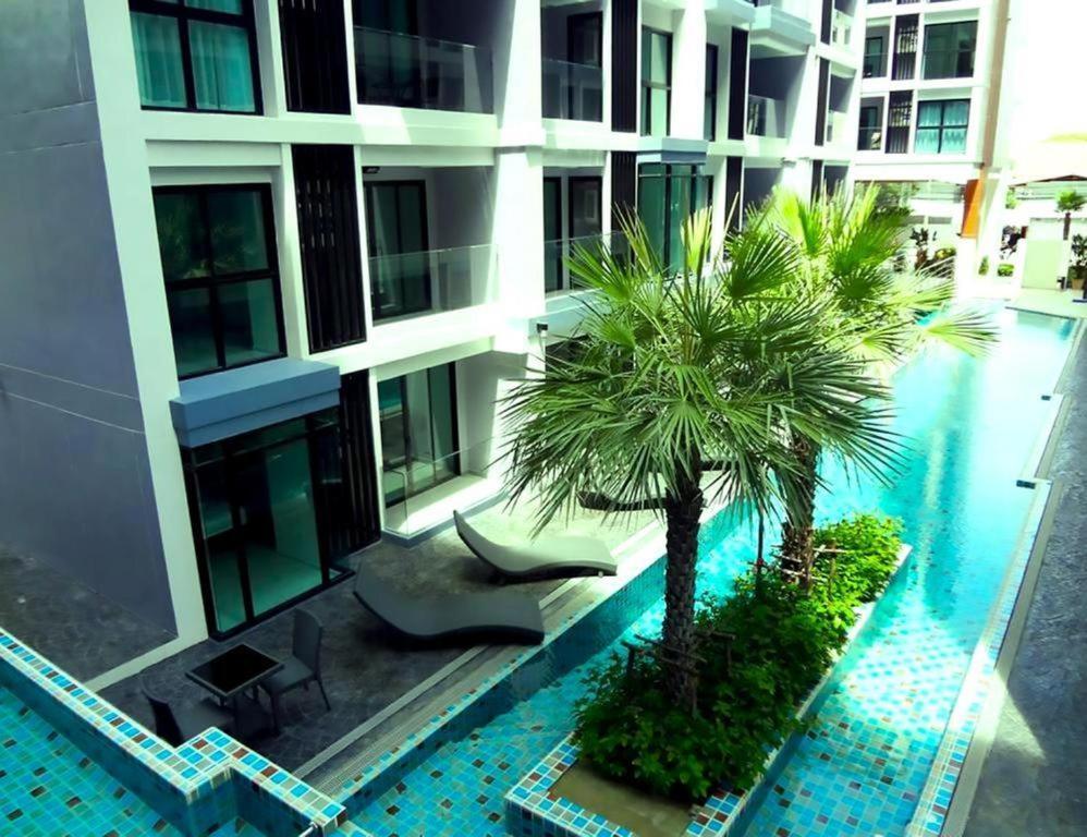 Двух-Комнатная Квартира В Кондоминимуме "Tropikal Garden" Pattaya Extérieur photo